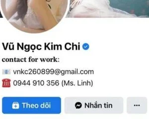 Clip mẫu ảnh MC Vũ Ngọc Kim Chi