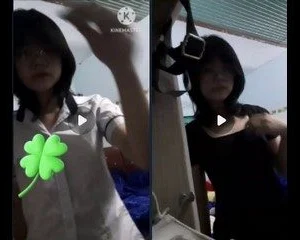 Em gái đeo kính damdang ngon hết nước chấm