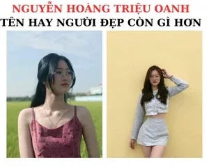 Nguyễn Hoàng Triệu Oanh nữ sinh damdang